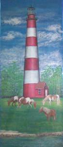 Assateague Lighthouse Ponies