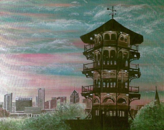 Pagoda at Twilight